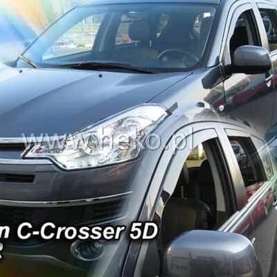 ALL IN POINT ΑΝΕΜΟΘΡΑΥΣΤΕΣ ΓΙΑ CITROEN C-CROSSER 5D 2007-2012 / PEUGEOT 4007 5D 2008-2012 ΖΕΥΓΑΡΙ ΑΠΟ ΕΥΚΑΜΠΤΟ ΦΙΜΕ ΠΛΑΣΤΙΚΟ HEKO - 2 ΤΕΜ. - AIN-16104 iluma.GR