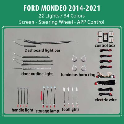 AIN-100387 - Digital iQ - DIQ AMBIENT FORD MONDEO mod.2014-2021 (Digital iQ Ambient Light Ford Mondeo mod.2014-2021