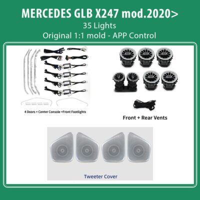 AIN-140115 - Digital iQ - DIQ AMBIENT 8176 GLB E BENZ (X247) mod.2020> (Digital iQ Ambient Light for Mercedes GLB