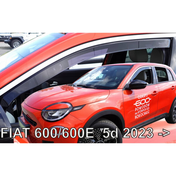 ALL IN POINT ΑΝΕΜΟΘΡΑΥΣΤΕΣ ΓΙΑ FIAT 600/600E 5D 2023+ ΣΕΤ ΑΥΤΟΚΙΝΗΤΟΥ ΑΠΟ ΕΥΚΑΜΠΤΟ ΦΙΜΕ ΠΛΑΣΤΙΚΟ HEKO - 4 ΤΕΜ. - AIN-182101 iluma.GR
