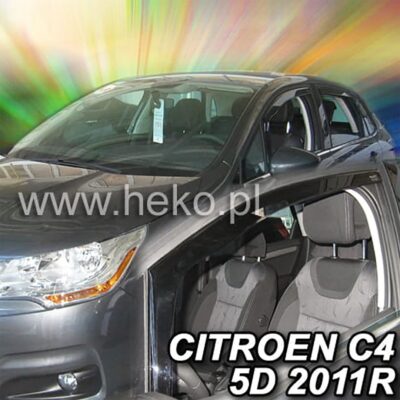 ALL IN POINT ΑΝΕΜΟΘΡΑΥΣΤΕΣ ΓΙΑ CITROEN C4 2 5D 2008-2017 ΖΕΥΓΑΡΙ ΑΠΟ ΕΥΚΑΜΠΤΟ ΦΙΜΕ ΠΛΑΣΤΙΚΟ HEKO - 2 ΤΕΜ. - AIN-119872 iluma.GR