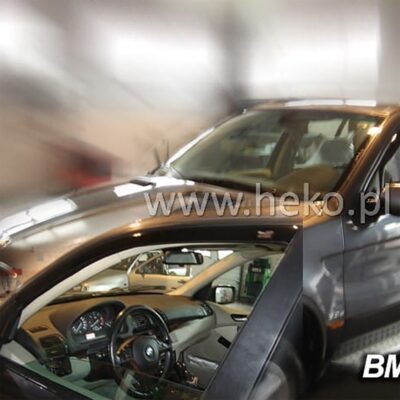ALL IN POINT ΑΝΕΜΟΘΡΑΥΣΤΕΣ ΓΙΑ BMW X5 5D E53 1999-2006 / SSANGYONG CEO 2001+ ΖΕΥΓΑΡΙ ΑΠΟ ΕΥΚΑΜΠΤΟ ΦΙΜΕ ΠΛΑΣΤΙΚΟ HEKO - 2 ΤΕΜ. - AIN-16073 iluma.GR