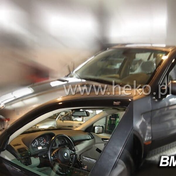 ALL IN POINT ΑΝΕΜΟΘΡΑΥΣΤΕΣ ΓΙΑ BMW X5 5D E53 1999-2006 / SSANGYONG CEO 2001+ ΖΕΥΓΑΡΙ ΑΠΟ ΕΥΚΑΜΠΤΟ ΦΙΜΕ ΠΛΑΣΤΙΚΟ HEKO - 2 ΤΕΜ. - AIN-16073 iluma.GR