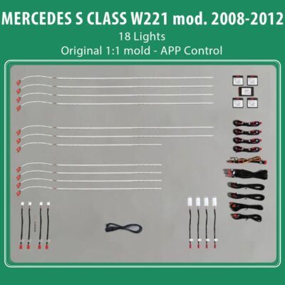 AIN-79048 - Digital iQ - DIQ AMBIENT MERCEDES S (W221) (Digital iQ Ambient Light Mercedes S mod. 2008-2012