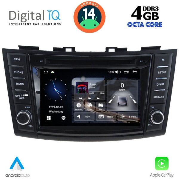 AIN-145211 - Digital iQ - DIGITAL IQ MSG 477_CPA (7'' DECK) MULTIMEDIA SYSTEM for SUZUKI SWIFT mod. 2011-2016 - ALL IN POINT - LEFKELIS.GR