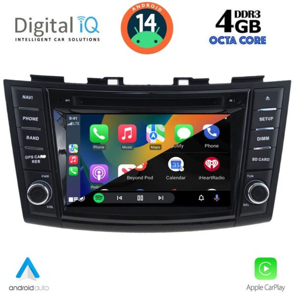 DIGITAL IQ MSG 477_CPA (7'' DECK) MULTIMEDIA SYSTEM for SUZUKI SWIFT mod. 2011-2016 - Image 2