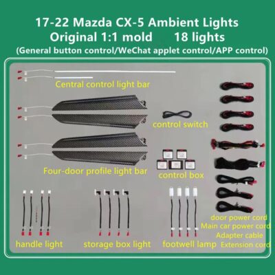 AIN-100411 - Digital iQ - DIQ AMBIENT MAZDA CX-5 mod.2017-2022 (Digital iQ Ambient Light Mazda CX-5 mod. 2017-2022