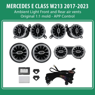 AIN-145100 - Digital iQ - DIQ AMBIENT 8W213IB MERCEDES E AIR VENTS (Digital iQ Turbine Air Vent Ambient Light Kit MERCEDES CLASS W213 mod. 2020-2023) - ALL IN POINT - LEFKELIS.GR