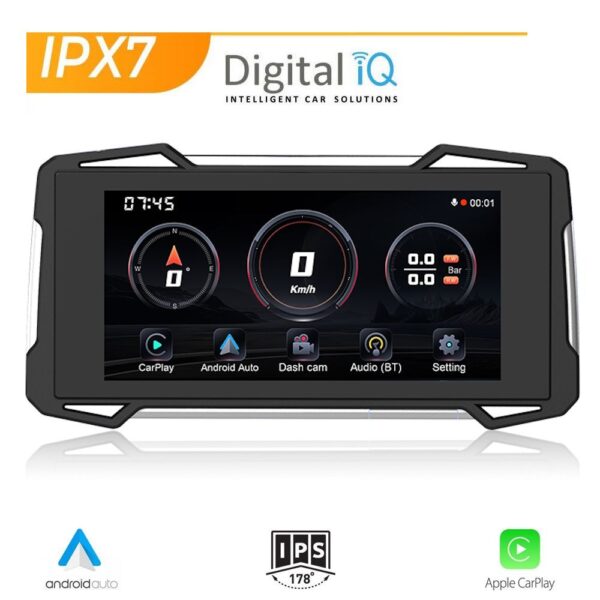 DIGITAL IQ PNA 7200_CPA (7inc) MOTORCYCLE NAVIGATOR (with TPMS - 2 CAMERAS) - Image 5