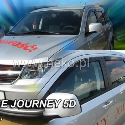 ALL IN POINT ΑΝΕΜΟΘΡΑΥΣΤΕΣ ΓΙΑ DODGE JOURNEY 5D 2008-2020 / FIAT FREEMONT 5D 2011-2020 ΖΕΥΓΑΡΙ ΑΠΟ ΕΥΚΑΜΠΤΟ ΦΙΜΕ ΠΛΑΣΤΙΚΟ HEKO - 2 ΤΕΜ. - AIN-126037 iluma.GR
