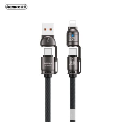 AIN-145638 - Remax - REMAX C1 240W (4 in 1 FAST CHARGING CABLE) - ALL IN POINT - LEFKELIS.GR