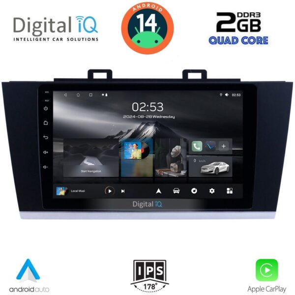 AIN-140799 - Digital iQ - DIGITAL IQ RSB 1668_CPA (9inc) MULTIMEDIA TABLET for SUBARU LEGACY – OUTBACK mod. 2014-2019 - ALL IN POINT - LEFKELIS.GR