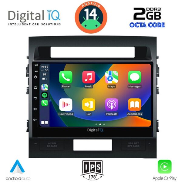 DIGITAL IQ RTG 4724_CPA (10inc) MULTIMEDIA TABLET for TOYOTA LAND CRUISER mod. 2008-2015 - Image 2