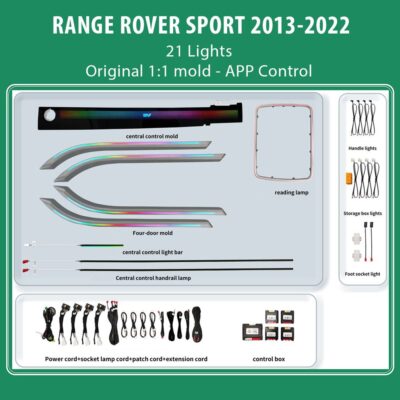 AIN-136272 - Digital iQ - DIQ AMBIENT RANGE ROVER SPORT (TRIM) mod. 2013-2022
