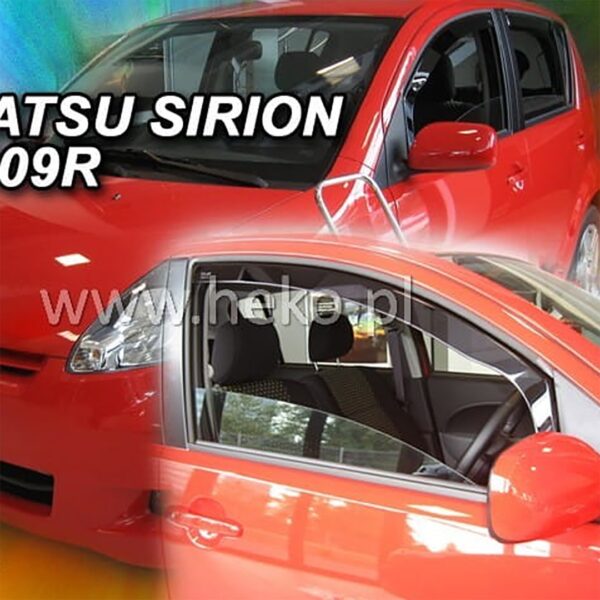 ALL IN POINT ΑΝΕΜΟΘΡΑΥΣΤΕΣ ΓΙΑ DAIHATSU SIRION 5D 2005-2010 ΖΕΥΓΑΡΙ ΑΠΟ ΕΥΚΑΜΠΤΟ ΦΙΜΕ ΠΛΑΣΤΙΚΟ HEKO - 2 ΤΕΜ. - AIN-127719 iluma.GR