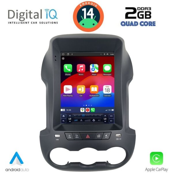 DIGITAL IQ TPD 244_CPA TESLA STYLE for FORD RANGER mod. 2012-2015 - Image 2