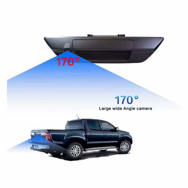 DIGITAL IQ CAMERA TY01 BL (AHD) HANDLE CAMERA for TOYOTA HILUX mod. 2016> without KEY LOCK HALL - Image 2