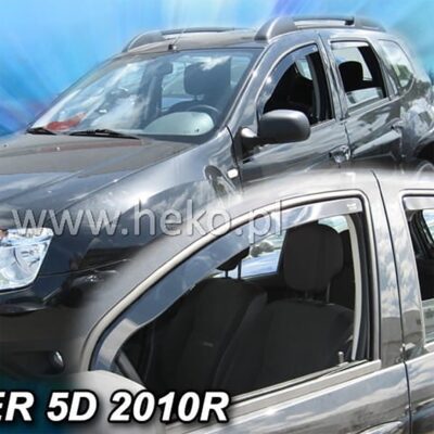 ALL IN POINT ΑΝΕΜΟΘΡΑΥΣΤΕΣ ΓΙΑ DACIA DUSTER 5D 2010-2018 ΖΕΥΓΑΡΙ ΑΠΟ ΕΥΚΑΜΠΤΟ ΦΙΜΕ ΠΛΑΣΤΙΚΟ HEKO - 2 ΤΕΜ. - AIN-114616 iluma.GR