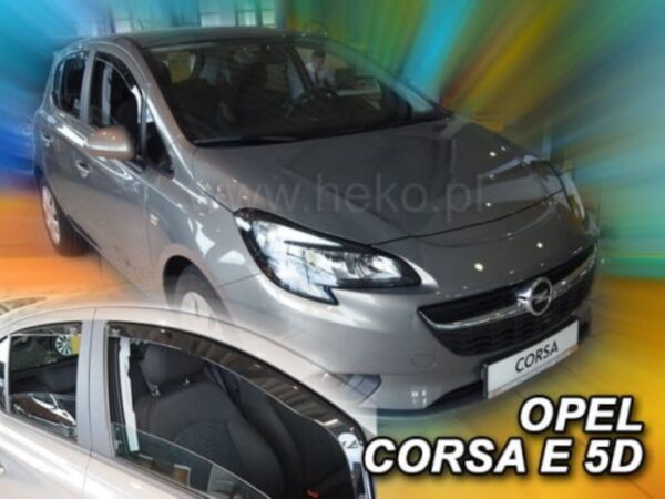 ALL IN POINT ΑΝΕΜΟΘΡΑΥΣΤΕΣ ΓΙΑ OPEL CORSA D 5D 09/2006-2014 /CORSA E 5D 2015+ ΣΕΤ ΑΥΤΟΚΙΝΗΤΟΥ ΑΠΟ ΕΥΚΑΜΠΤΟ ΦΙΜΕ ΠΛΑΣΤΙΚΟ HEKO - 4 ΤΕΜ. - AIN-17160 iluma.GR