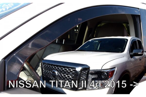 ALL IN POINT ΑΝΕΜΟΘΡΑΥΣΤΕΣ ΓΙΑ NISSAN TITAN 4D 2015+ ΖΕΥΓΑΡΙ ΑΠΟ ΕΥΚΑΜΠΤΟ ΦΙΜΕ ΠΛΑΣΤΙΚΟ HEKO - 2 ΤΕΜ. - AIN-176436 iluma.GR