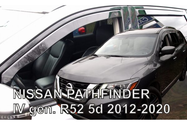 ALL IN POINT ΑΝΕΜΟΘΡΑΥΣΤΕΣ ΓΙΑ NISSAN PATHFINDER IV R52 5D 2012-2020 ΣΕΤ ΑΥΤΟΚΙΝΗΤΟΥ ΑΠΟ ΕΥΚΑΜΠΤΟ ΦΙΜΕ ΠΛΑΣΤΙΚΟ HEKO - 4 ΤΕΜ. - AIN-176930 iluma.GR