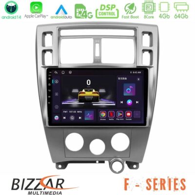 Bizzar F Series 8Core Android14 4+64GB Hyundai Tucson Navigation Multimedia Tablet 10" Με Carplay & Android Auto
