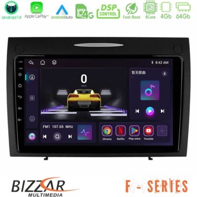 Bizzar F Series 8Core Android14 4+64GB Mercedes SLK Class Navigation Multimedia Tablet 9" Με Carplay & Android Auto