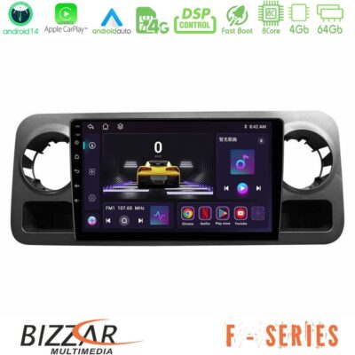 Bizzar F Series 8Core Android14 4+64GB Mercedes Sprinter W907 Navigation Multimedia Tablet 10" Με Carplay & Android Auto