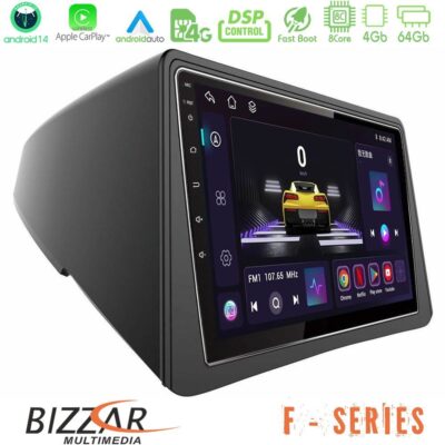Bizzar F Series 8Core Android14 4+64GB Opel Mokka Navigation Multimedia Tablet 9" Με Carplay & Android Auto