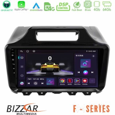 Bizzar F Series 8Core Android14 4+64GB Toyota iQ 2008 – 2015 Navigation Multimedia Tablet 9" Με Carplay & Android Auto Με Carplay & Android Auto