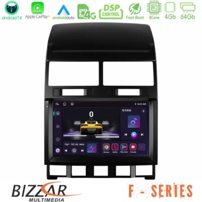 Bizzar F Series 8Core Android14 4+64GB VW Touareg 2002 – 2010 Navigation Multimedia Tablet 9" Με Carplay & Android Auto