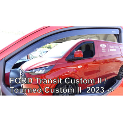 ALL IN POINT ΑΝΕΜΟΘΡΑΥΣΤΕΣ ΓΙΑ FORD TRANSIT CUSTOM / TOURNEO CUSTOM 2023+ ΖΕΥΓΑΡΙ ΑΠΟ ΕΥΚΑΜΠΤΟ ΦΙΜΕ ΠΛΑΣΤΙΚΟ HEKO - 2 ΤΕΜ. - AIN-182109 iluma.GR
