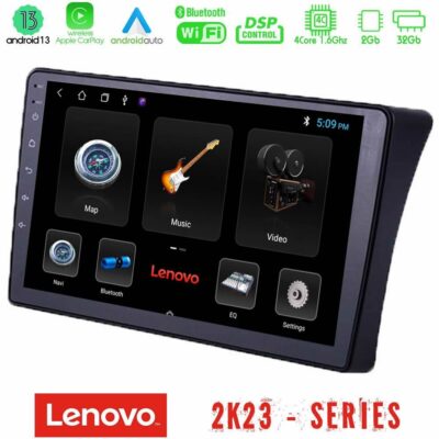 Lenovo Car Pad Nissan Navara/Pathfinder 4Core Android 13 2+32GB Navigation Multimedia Tablet 9"