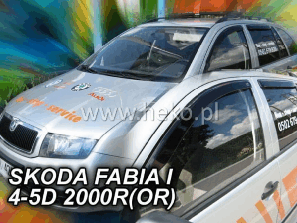 ALL IN POINT ΑΝΕΜΟΘΡΑΥΣΤΕΣ ΓΙΑ SKODA FABIA 4D/5D 1999-2010 ΖΕΥΓΑΡΙ ΕΞΩΤΕΡΙΚΟΙ ΑΥΤΟΚΙΝΗΤΟΥ ΑΠΟ ΕΥΚΑΜΠΤΟ ΦΙΜΕ ΠΛΑΣΤΙΚΟ HEKO - 2 ΤΕΜ. - AIN-46427 iluma.GR