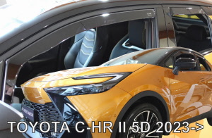 ALL IN POINT ΑΝΕΜΟΘΡΑΥΣΤΕΣ ΓΙΑ TOYOTA C-HR 5D 2023+ ΖΕΥΓΑΡΙ ΑΠΟ ΕΥΚΑΜΠΤΟ ΦΙΜΕ ΠΛΑΣΤΙΚΟ HEKO - 4 ΤΕΜ - AIN-182160 iluma.GR