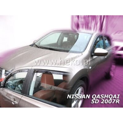 ALL IN POINT ΑΝΕΜΟΘΡΑΥΣΤΕΣ ΓΙΑ NISSAN QASHQAI I J10 5D 02/2007-2013 / QASHQAI +2 5D 11/2008-2013 ΖΕΥΓΑΡΙ ΑΠΟ ΕΥΚΑΜΠΤΟ ΦΙΜΕ ΠΛΑΣΤΙΚΟ HEKO - 2 ΤΕΜ. - AIN-16522 iluma.GR