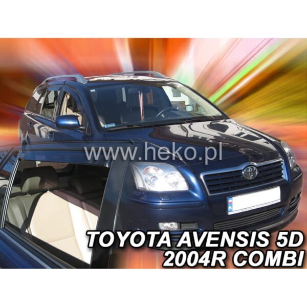 ALL IN POINT ΑΝΕΜΟΘΡΑΥΣΤΕΣ ΓΙΑ TOYOTA AVENSIS COMBI 5D 2004-2009 ΣΕΤ ΑΥΤΟΚΙΝΗΤΟΥ ΑΠΟ ΕΥΚΑΜΠΤΟ ΦΙΜΕ ΠΛΑΣΤΙΚΟ HEKO - 4 ΤΕΜ. - AIN-17266 iluma.GR