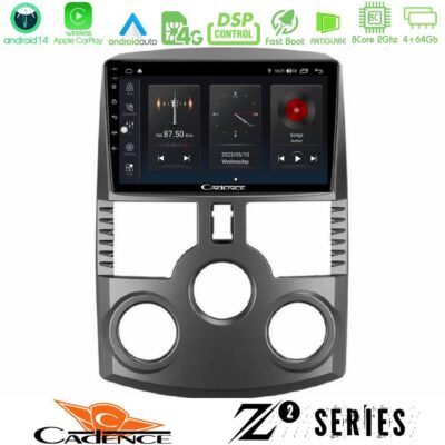 Cadence Z2 Series 8Core Android14 4+64GB Daihatsu Terios Navigation Multimedia Tablet 9" Με Carplay & Android Auto