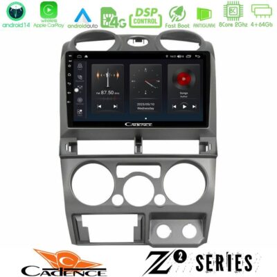 Cadence Z2 Series 8Core Android14 4+64GB Isuzu D-Max 2007-2011 Navigation Multimedia Tablet 9" Με Carplay & Android Auto