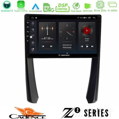 Cadence Z2 Series 8Core Android14 4+64GB Porsche 911/Cayman/Boxster Navigation Multimedia Tablet 9" Με Carplay & Android Auto