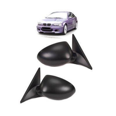 All in Point Καθρέπτες Για Bmw 3 E46 99-05 Coupe / Cabrio Ηλεκτρικά Ανακλινόμενοι / Ρυθμιζόμενοι/ Θερμαινόμενοι M3 Look Ζευγάρι 2 Τεμάχια 0002816