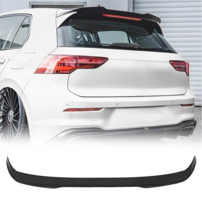 All in Point Αεροτομή Οροφής Πρόσθετο Για VW Golf VIII (8) 20+ GTI / GTE / GTD / R-Line / R Έκδοση Glossy Black Από Abs Πλαστικό 0032686