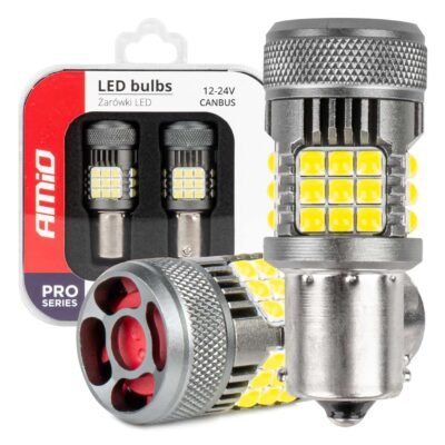 ALL IN POINT P21W BA15S 12/24V 6.000K 36x3030 SMD LED CAN-BUS ΛΕΥΚΟ PRO SERIES 2ΤΕΜ. AMIO - AIN-186885 LEFKELIS.GR