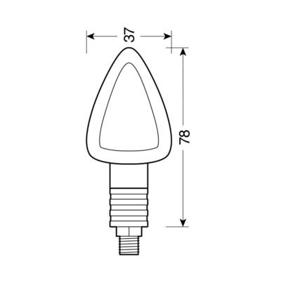 ALL IN POINT ΦΛΑΣ ΜΗΧΑΝΗΣ FOCAL 12V 21W (78x37mm) ΜΑΥΡΑ -2 ΤΕΜ. - AIN-116720 LEFKELIS.GR