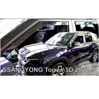 ALL IN POINT ΑΝΕΜΟΘΡΑΥΣΤΕΣ ΓΙΑ SSANGYONG TORRES 5D 2022+ ΣΕΤ ΑΥΤΟΚΙΝΗΤΟΥ ΑΠΟ ΕΥΚΑΜΠΤΟ ΦΙΜΕ ΠΛΑΣΤΙΚΟ HEKO - 4 ΤΕΜ. - AIN-179512 LEFKELIS.GR