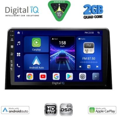 AIN-133261 - Digital iQ - DIGITAL IQ BXC 3082_CPAA (10inc) MULTIMEDIA TABLET for CITROEN BERLINGO – OPEL COMBO – PEUGEOT PARTNER – TOYOTA PROACE mod. 2018> - FIAT DOBLO mod. 2022> - ALL IN POINT - LEFKELIS.GR
