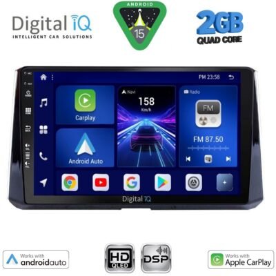 AIN-133281 - Digital iQ - DIGITAL IQ BXC 3716_CPAA (10inc) MULTIMEDIA TABLET for TOYOTA COROLLA mod. 2019> - ALL IN POINT - LEFKELIS.GR