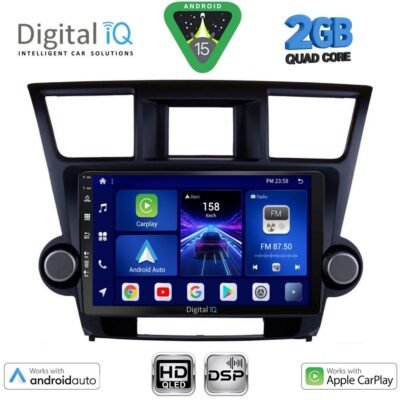 AIN-133282 - Digital iQ - DIGITAL IQ BXC 3719_CPAA (10inc) MULTIMEDIA TABLET for TOYOTA HIGHLANDER mod. 2008-2015 - ALL IN POINT - LEFKELIS.GR