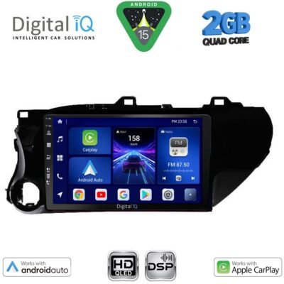 AIN-133283 - Digital iQ - DIGITAL IQ BXC 3721_CPAA (10inc) MULTIMEDIA TABLET for TOYOTA HILUX mod. 2017> - ALL IN POINT - LEFKELIS.GR