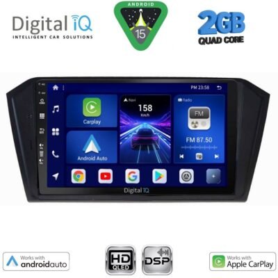 AIN-133291 - Digital iQ - DIGITAL IQ BXC 3750_CPAA (10inc) MULTIMEDIA TABLET for VW PASSAT mod. 2016> - ALL IN POINT - LEFKELIS.GR